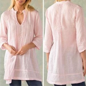 CP Shades Light Pink Tunic Top, Size XS